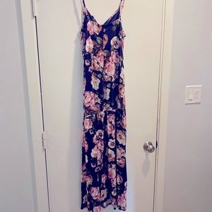 Venus floral maxi dress | L
